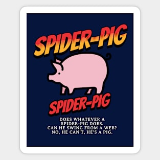 Spider-Pig, Spider-Pig Magnet